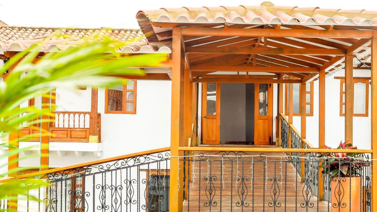 Hospederia Villa de los Sáenz Villa de Leyva Esterno foto