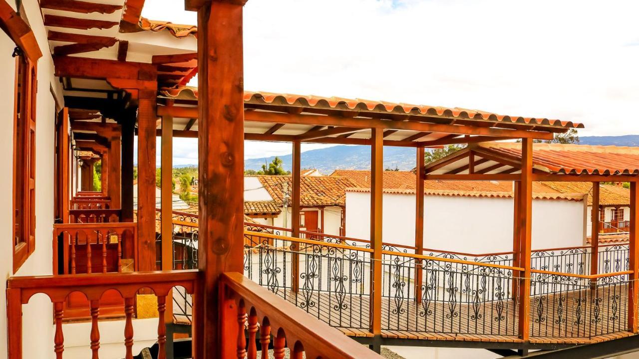 Hospederia Villa de los Sáenz Villa de Leyva Esterno foto