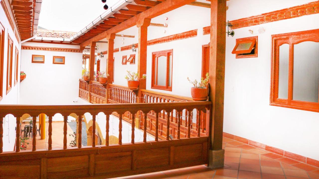 Hospederia Villa de los Sáenz Villa de Leyva Esterno foto