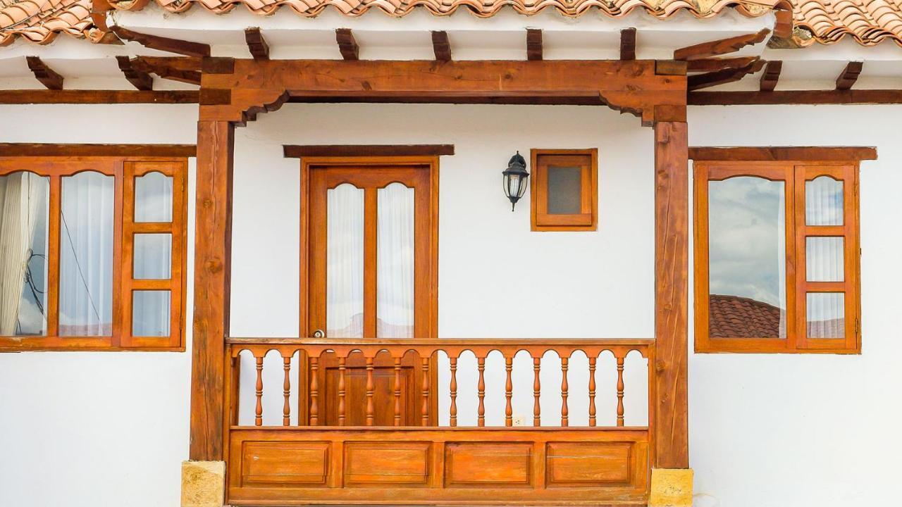 Hospederia Villa de los Sáenz Villa de Leyva Esterno foto